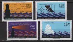 Chile (1998) Mi. 1860/63 / Ocean