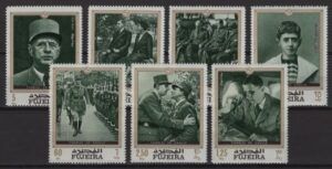 Fujeira (1970) Mi. 424/30 / Charles de Gaulle