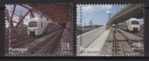 Portugal (1999) Mi. 2358/59 / Trains