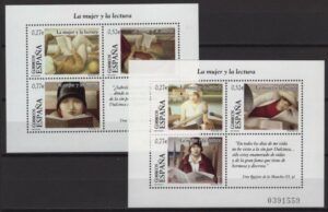 Spain (2004) Ed. 4060/61 / Women & Books