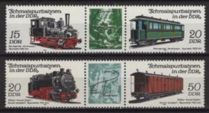 DDR (1983) Mi. 2792/95 / Trains
