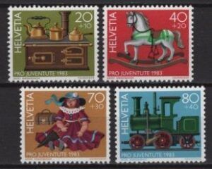 Switzerland (1983) Mi. 1260/63 / Toys