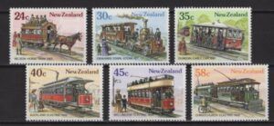 New Zealand (1985) Mi. 919/24 / Trams