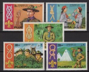 Fujeira (1971) Mi. 679/83 / Scouting