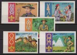 Fujeira (1971) Mi. 679B/83B / Scouting