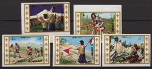 Fujeira (1971) Mi. 707B/11B / Scouting