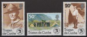 Tristan da Cunha (1982) Mi. 327/29 / Scouting