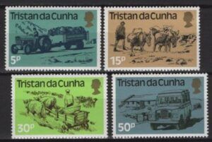 Tristan da Cunha (1983) Mi. 341/44 / Transport