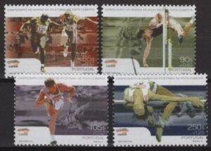 Portugal (2001) Mi. 2477/80 / Athletics