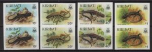 Kiribati (1987) Mi. 493/96 - Imperforated Pair