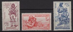 Guadalupe (1941) Mi. 163/65 /Empire Defense