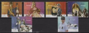 Portugal (2001) Mi. 2549/54 / Police