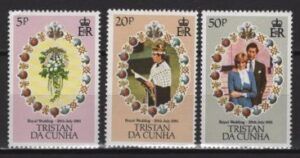 Tristan da Cunha (1981) Mi. 304/06 / Royal Wedding