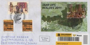 Austria (2011) Envelope (1) / Trees