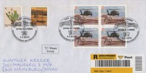 Austria (2011) Envelope / Helicopter