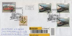 Austria (2010) Envelope / Trains