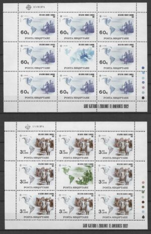 Albania (1992) Yv. 2291/92 - MS /  Ships