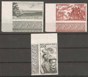 Cameroon (1947) Yv. Av. 38/40 - Imperforated