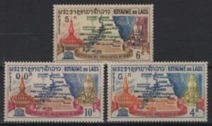 Laos (1964) Mi. 136/38 / Nubia