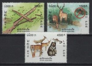 Laos (2003) Mi. 1891/94 / Endangered Spices