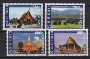 Laos (2009) Mi. 2104/07 / Temples
