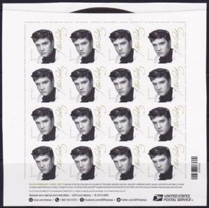 USA (2015) MS - Imperforated / Elvis Presley