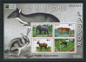 Laos (2011) Mi. Bl. 234 / Wildlife Conservation