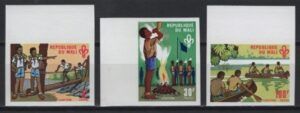 Mali (1970) Mi. 260/62 - Imperforated / Scouting