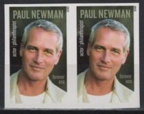 USA (2015) Pair - Imperforated / Paul Newman