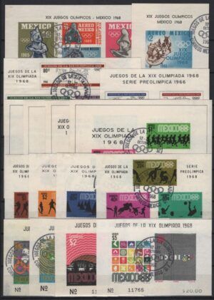 Mexico (1965/68) Blocks (O) / Olympic Games