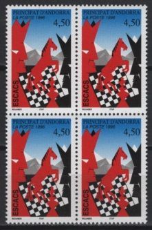 Andorra Fr. (1996) Mi. 498 - B4 / Chess