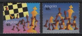 Angola (2003) Mi. 1720/21 / Chess