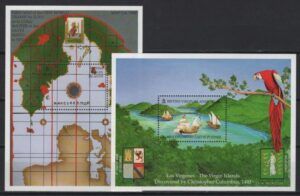 Virgin Isl. (1992) Mi. Bl. 75/76 / Christopher Columbus