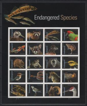 USA (2023) MS / Endangered Species
