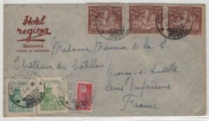 Colombia (1946) Cover / Hotel Regisa - Bogota
