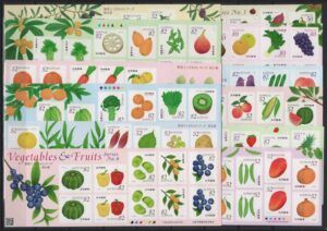 Japan (2013/2016) - Complet / Vegetables & Fruits Series #1 to #6