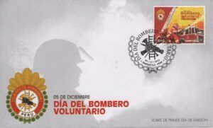 Peru (2023) FDC / Firefighter