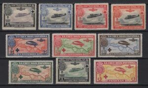 Spain (1926) Ed. 339/48 / Red Cross