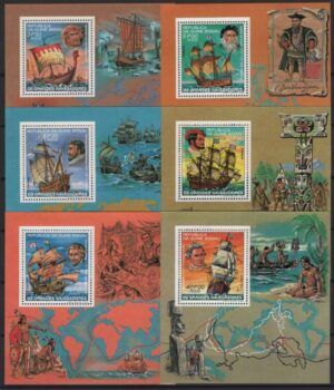 Guinea Bissau (1981) Mi. Bl. 195/200 / Navigators