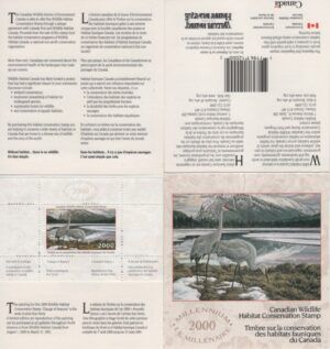 Canada (2000) Booklet / Sandhill Cranes