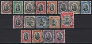 Grenada (1951) Mi. 143/55 + 158/61 (O) / Definitives