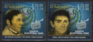 Salvador (2006) Yv. 1637/38 / Vote