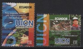 Ecuador (2002) Yv. 1623/24 / UICN