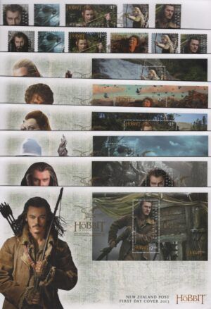 N. Zealand (2013) 8 FDC / The Hobbit