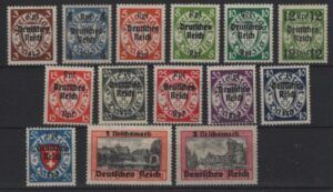 Danzig (1939) Yv. 258/71 / Overprinted