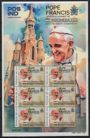 Indonesia (2024) MS / Pope Francis