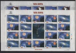 Indonesia (2003) Mi. 2252/56 - 2 MS / Tata Surya