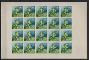 Ajman (1966) Mi. 95 - Color Proof Sheet / Space
