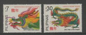 Philippines (2012) Yv. 3665/66 / Year of the Dragon