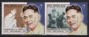 Philippines (2010) Yv. 3539/40 / Ambrosio B. Padilla